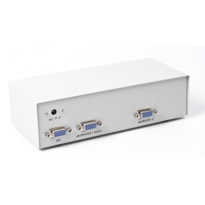Сплітер VGA 2 Port Cablexpert GVS122 (розгалужувач, ком. 2 монітора)