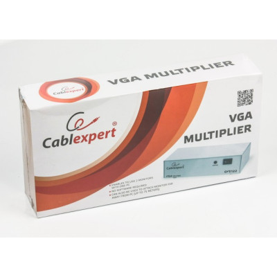Сплітер VGA 2 Port Cablexpert GVS122 (розгалужувач, ком. 2 монітора) Сплітер VGA 2 Port Cablexpert GVS122 (розгалужувач, ком. 2 монітора)
