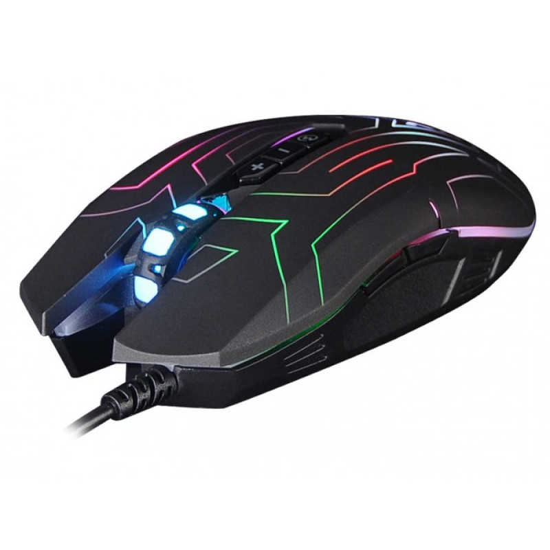 Миша A4Tech X77 USB X7 Game Oscar Neon mouse, Optical, 2400 dpi, Black