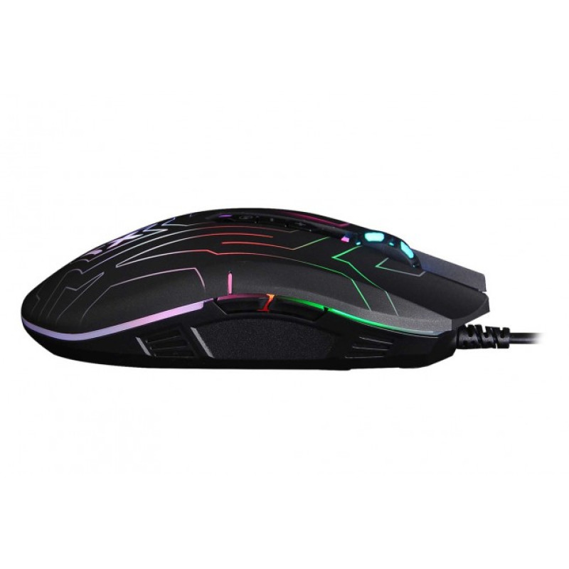 Миша A4Tech X77 USB X7 Game Oscar Neon mouse, Optical, 2400 dpi, Black