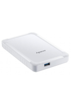 Зовнішній жорсткий диск 2Tb Apacer AC532, White, 2.5", USB 3.1 (AP2TBAC532W-1)