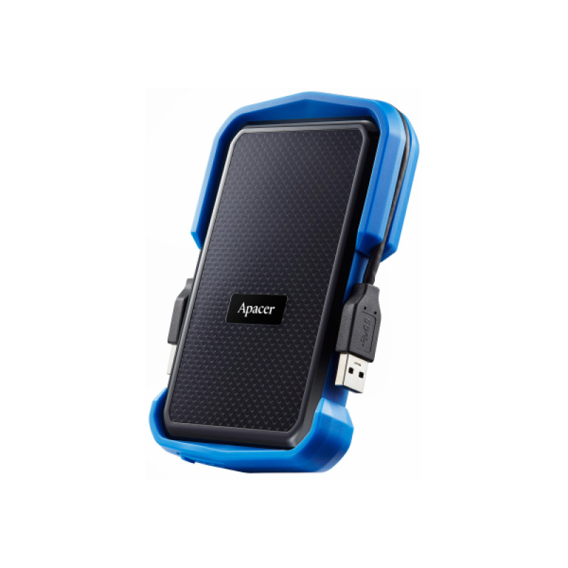 Зовнішній жорсткий диск 2Tb Apacer AC631, Black/Blue, 2.5", USB 3.1 (AP2TBAC631U-1)
