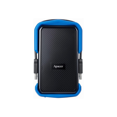 Зовнішній жорсткий диск Apacer 2Tb AC631, Black/Blue, 2.5", USB 3.1 (AP2TBAC631U-1)