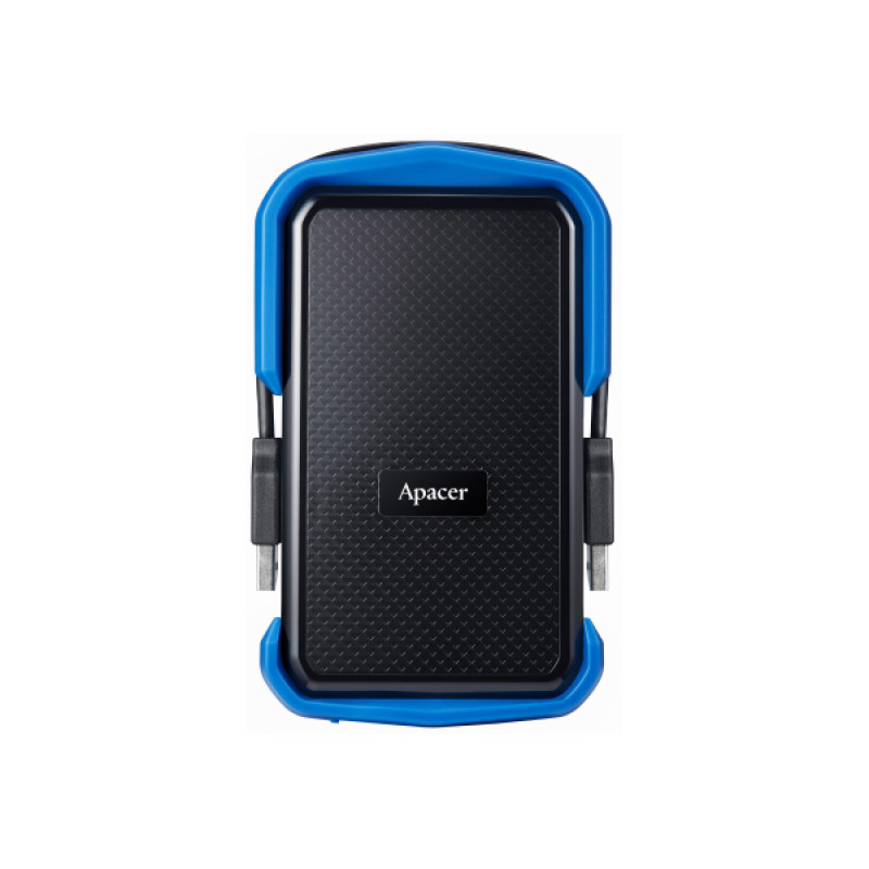 Зовнішній жорсткий диск 2Tb Apacer AC631, Black/Blue, 2.5", USB 3.1 (AP2TBAC631U-1)