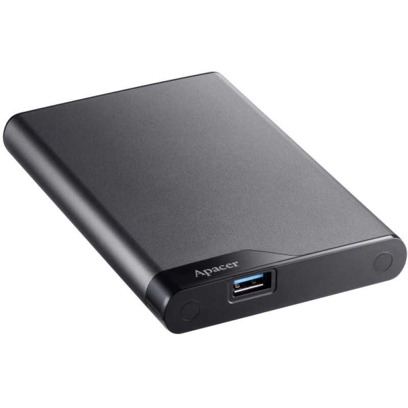 Зовнішній жорсткий диск 2Tb Apacer AC632, Grey, 2.5", USB 3.1 (AP2TBAC632A-1)