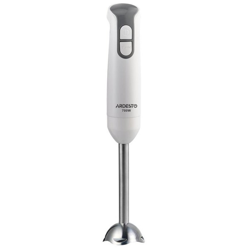 Блендер Ardesto HBL-1430, White, 700W, занурювальний, 2 швидкості, 3 насадки, турборежим