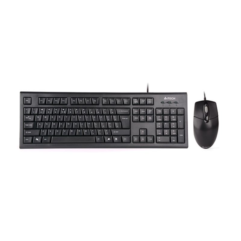Комплект A4Tech KRS-8572, Black, дротовий, USB