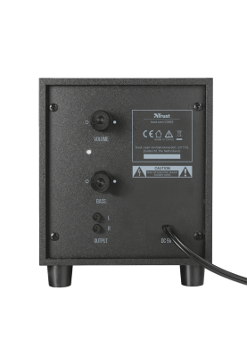 Колонки 2.1 Trust Avora, Black, 9W (2x1.5W + 6W), працює від USB, сабвуфер з регулятором гучності та басу (20442)