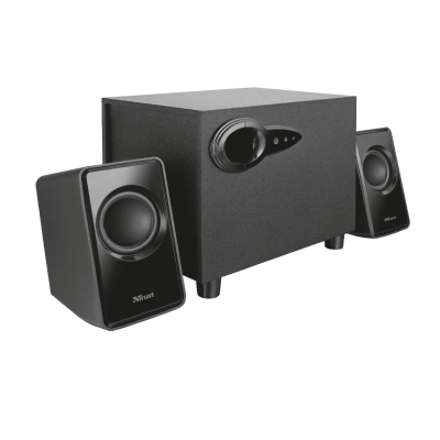 Колонки 2.1 Trust Avora, Black, 9W (2x1.5W + 6W), працює від USB, сабвуфер з регулятором гучності та басу (20442)