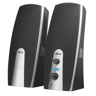 Колонки 2.0 Trust MiLa, Black, 5W, працює від USB, роз'єм для підключення навушників (16697) (пошкоджено упаковку)