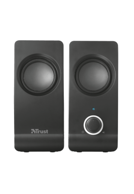 Колонки 2.0 Trust Remo, Black, 8W, працює від USB, регулятор гучності на передній панелі (17595)