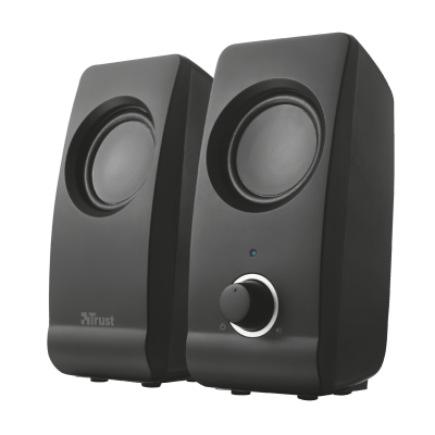 Колонки 2.0 Trust Remo, Black, 8W, працює від USB, регулятор гучності на передній панелі (17595)