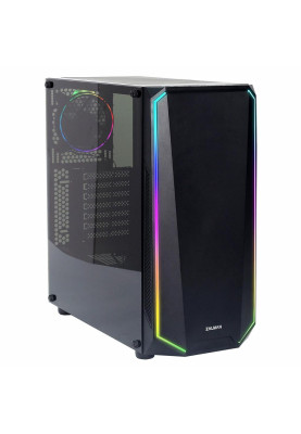 Корпус Zalman K1 (Black) Steel/Plastic, ATX, M-ATX, M-ITX Mid Tower, USB 3.0 x 2, USB 2.0 x 2, LED контролер