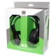 Навушники Gemix N3 Gaming Black/Green, Mini jack, накладні, мікрофон, кабель 1.2 м