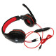 Навушники Gemix N1, Black/Red, 2 x Mini jack (3.5 мм), накладні, кабель 1.2 м