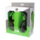 Навушники Gemix N20 Gaming Black/Green, Mini jack, мікрофон, накладні, кабель 1.2 м