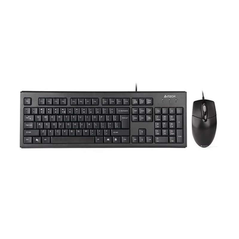 Комплект A4Tech KR-8372, Black, дротовий, USB (KR-83+OP-720)