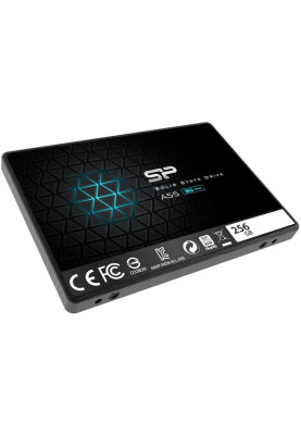 Твердотільний накопичувач 256Gb, Silicon Power A55, SATA3, 2.5", 3D TLC, 530/530 MB/s (SP256GBSS3A55S25)