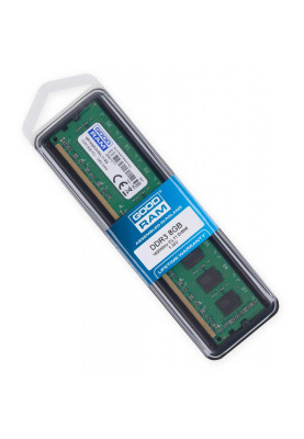 Пам'ять 8Gb DDR3, 1600 MHz, Goodram, 11-11-11-28, 1.35V (GR1600D3V64L11/8G)