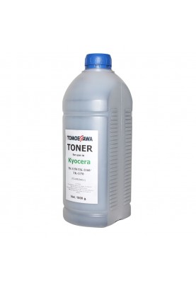 Тонер Kyocera TK-1150/1160/1170, Black, P2040/P2235, M2040/M2135/M2540, банка, 1 кг, Tomoegawa (TG-KM2040-1)
