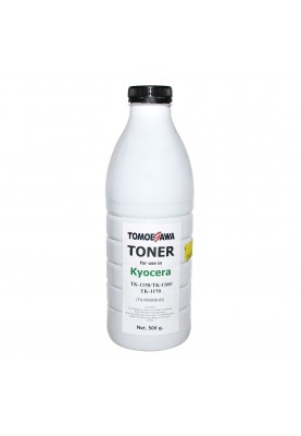Тонер Kyocera TK-1150/1160/1170, Black, P2040/P2235, M2040/M2135/M2540, банка, 500 г, Tomoegawa (TG-KM2040-05)