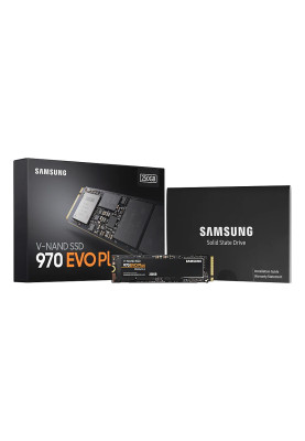 Твердотільний накопичувач M.2 250Gb, Samsung 970 Evo Plus, PCI-E 3.0 x4, MLC 3-bit, 3500/3300 MB/s (MZ-V7S250BW)