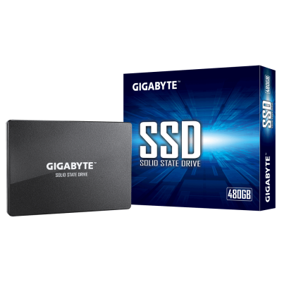 Твердотільний накопичувач 480Gb, Gigabyte, SATA3, 2.5", TLC, 550/480 MB/s (GP-GSTFS31480GNTD)
