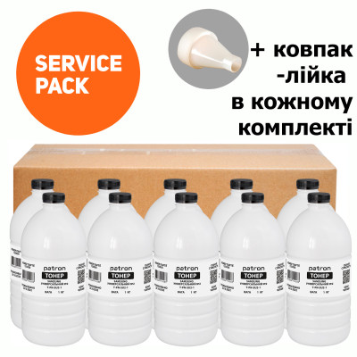 Тонер Samsung Универсальный №2 ML-1210/1440/1510/1710, SCX-4520/4720, Xerox 3120/3121, 10 кг (10 банок по 1 кг), Patron (PN-SU2-10SP)