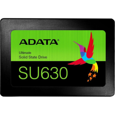 Твердотільний накопичувач 480Gb, ADATA Ultimate SU630, SATA3, 2.5", 3D QLC, 520/450 MB/s (ASU630SS-480GQ-R)