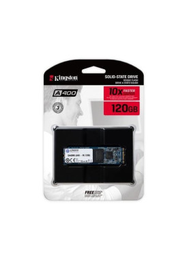 Твердотільний накопичувач M.2 120Gb, Kingston A400, SATA3, TLC, 500/320 MB/s (SA400M8/120G)