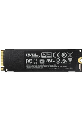 Твердотільний накопичувач M.2 500Gb, Samsung 970 Evo Plus, PCI-E 3.0 x4, MLC 3-bit, 3500/3300 MB/s (MZ-V7S500B)