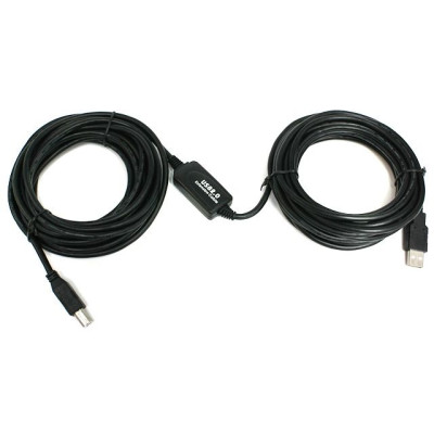 Кабель USB-USB BM 10 м Viewcon Black (VV013-10M)