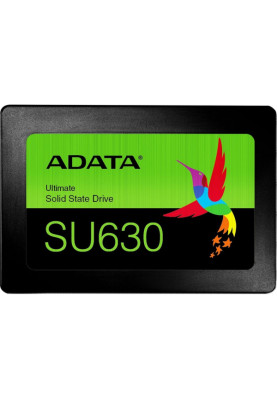 Твердотільний накопичувач 240Gb, ADATA Ultimate SU630, SATA3, 2.5", 3D QLC, 520/450 MB/s (ASU630SS-240GQ-R)