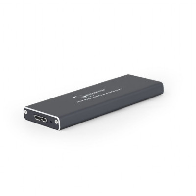 Кишеня зовнішня M.2 Gembird, Black, USB 3.0, формат 2230/2242/2260/2280, алюмінієвий корпус (EE2280-U3C-01)