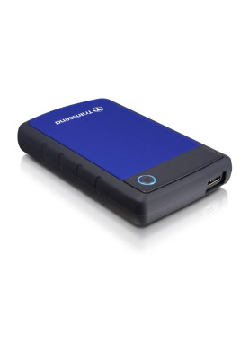 Зовнішній жорсткий диск 1Tb Transcend StoreJet 25H3P, Dark Blue, 2.5", USB 3.1 (TS1TSJ25H3B)