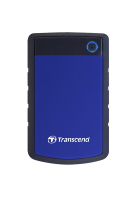 Зовнішній жорсткий диск 1Tb Transcend StoreJet 25H3P, Dark Blue, 2.5", USB 3.1 (TS1TSJ25H3B)