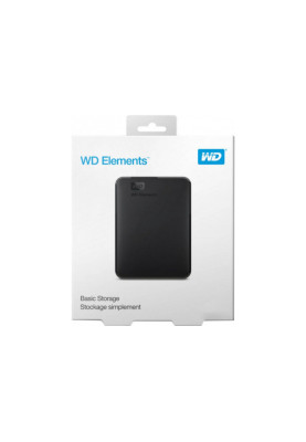 Зовнішній жорсткий диск 4Tb Western Digital Elements, Black, 2.5", USB 3.0 (WDBU6Y0040BBK-WESN)