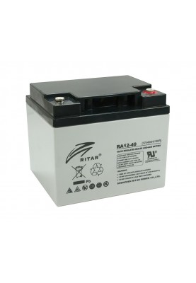 Батарея для ДБЖ 12В 40Aч Ritar RA12-40, ШхДхВ 198x166x169 (RA12-40)