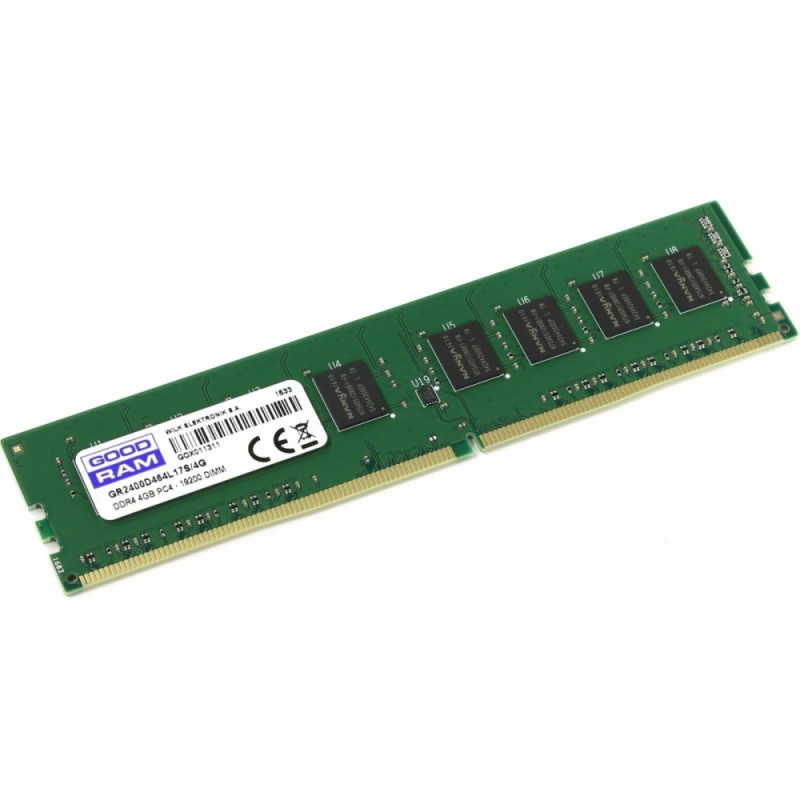Пам'ять 16Gb DDR4, 2400 MHz, Goodram, 17-17-17-39, 1.2V (GR2400D464L17/16G)
