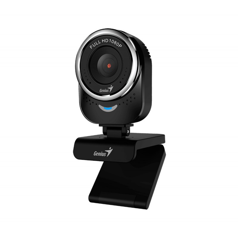 Web камера Genius QCam 6000, Black, 1920x1080/30 fps, мікрофон, фіксований фокус, обертання на 360°, USB (32200002407)