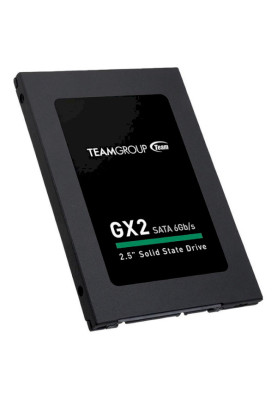 Твердотільний накопичувач 256Gb, Team GX2, SATA3, 2.5", TLC, 500/400 MB/s (T253X2256G0C101)