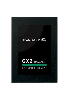 Твердотільний накопичувач 256Gb, Team GX2, SATA3, 2.5", TLC, 500/400 MB/s (T253X2256G0C101)