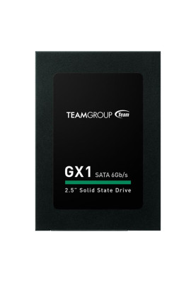 Твердотільний накопичувач 480Gb, Team GX1, SATA3, 2.5", TLC, 530/430 MB/s (T253X1480G0C101)