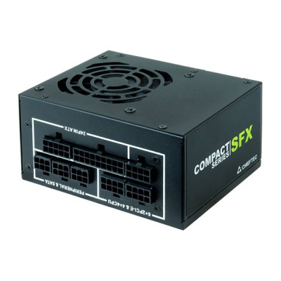 Блок живлення Chieftec 550W CSN-550C, 80 mm, 4+4pin, 20+4pin, 2x6pin+2pin, SATA х 4, Molex 2x4pin, кабелі модульні