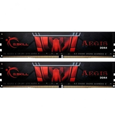 Пам'ять 16Gb x 2 (32Gb Kit) DDR4, 2666 MHz, G.Skill Aegis, 19-19-19-43, 1.2V (F4-2666C19D-32GIS)