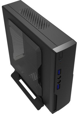 Корпус GameMax MT300-2U3-60W Black, 60 Вт, Mini ITX, 2xUSB 3.0, 1x40 мм