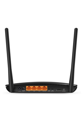 Роутер TP-LINK Archer MR200, Wi-Fi 802.11a/b/g/n/ac, до 733 Mb/s, 2.4/5GHz, 4 LAN 10/100 Mb/s, RJ45 10/100Mb/s, 4G, 2 зовнішні антени