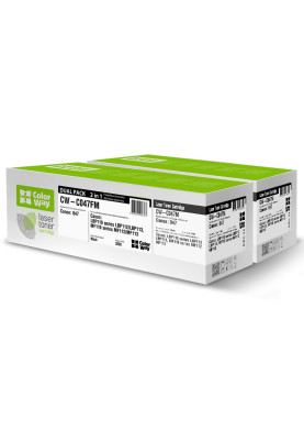 Картридж Canon 047, Black, LBP-112, MF-112/113, 2 x 1600 стор, ColorWay, Dual Pack (CW-C047FM)