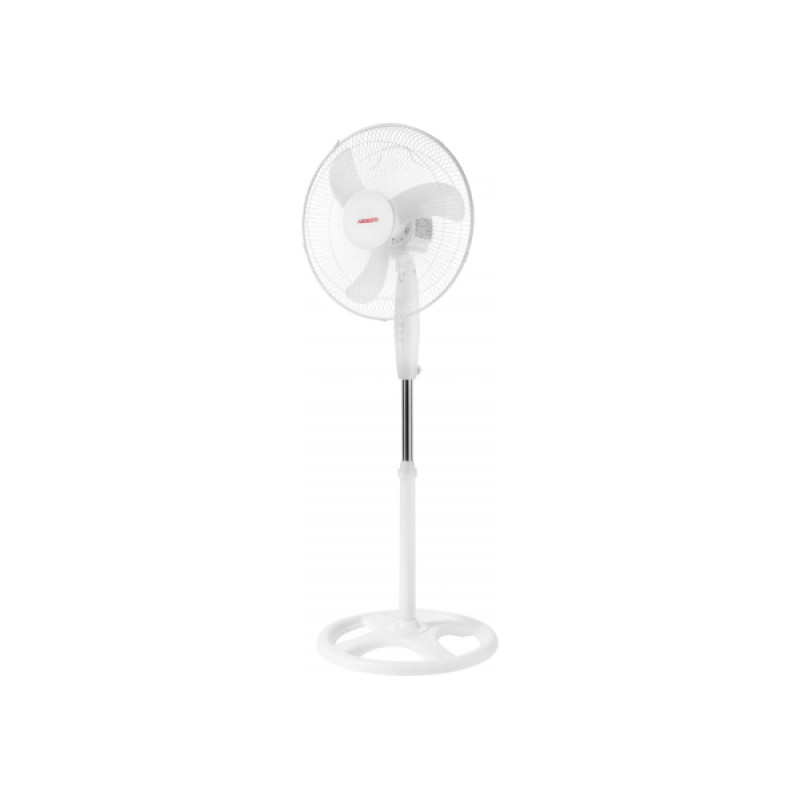 Вентилятор підлоговий Ardesto FN-1608RW White, 45W, 3 швидкості, діаметр 40 см