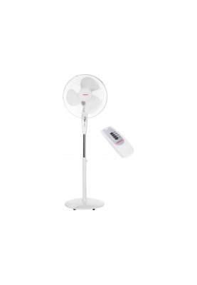 Вентилятор підлоговий Ardesto FN-R1608RW, White, 45W, 3 швидкості, діаметр 40 см, таймер, пульт ДК